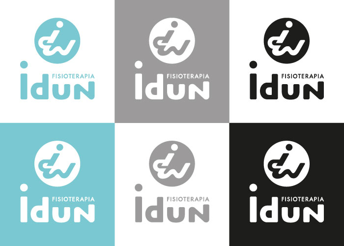 Fisioterapia Idun. Logotipo alternativo